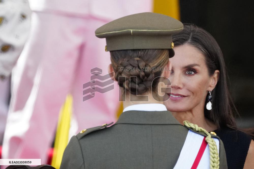 Royals Preside Over The Ceremony Of Delivery Of Royal Dispatches To The New Navy Officers In Marin