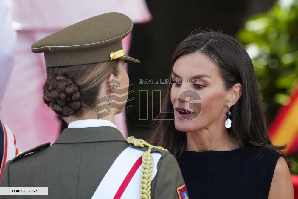 Royals Preside Over The Ceremony Of Delivery Of Royal Dispatches To The New Navy Officers In Marin