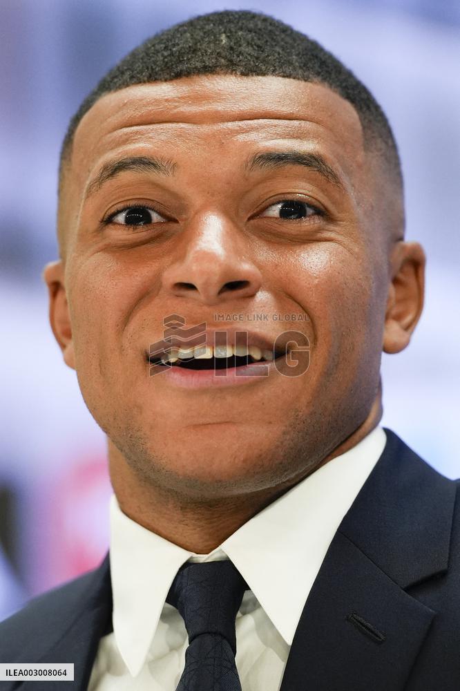 Spanish football La Liga match - Presentation of Real Madrid's new player Kilyan Mbappe