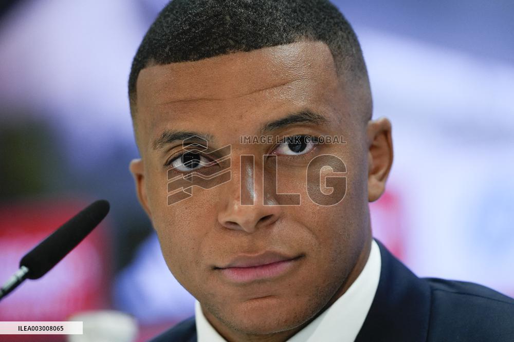 Spanish football La Liga match - Presentation of Real Madrid's new player Kilyan Mbappe