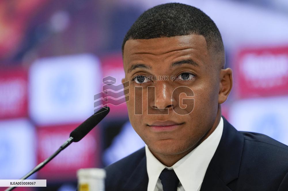 Spanish football La Liga match - Presentation of Real Madrid's new player Kilyan Mbappe