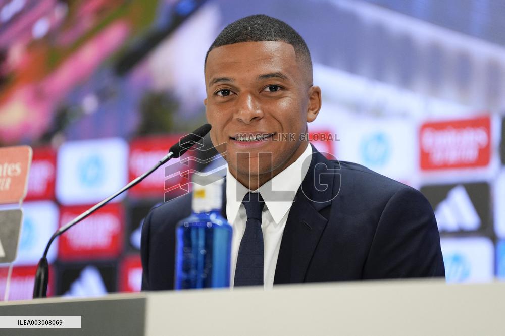 Spanish football La Liga match - Presentation of Real Madrid's new player Kilyan Mbappe