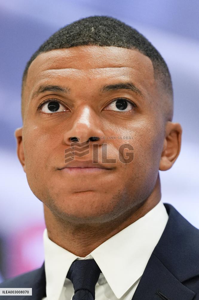 Spanish football La Liga match - Presentation of Real Madrid's new player Kilyan Mbappe