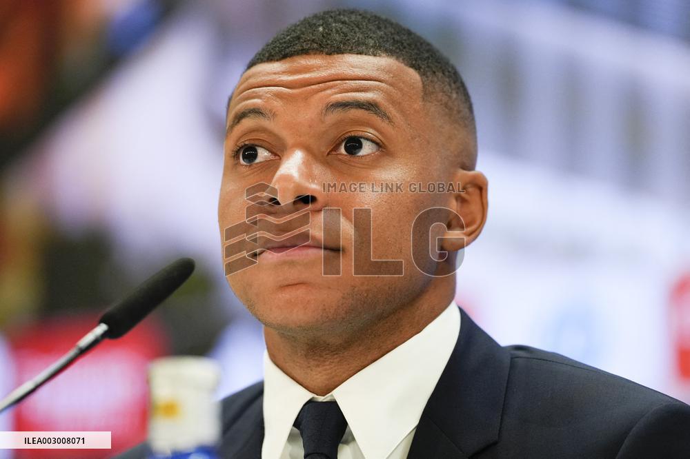 Spanish football La Liga match - Presentation of Real Madrid's new player Kilyan Mbappe