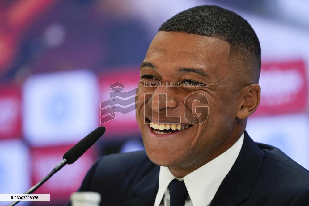 Spanish football La Liga match - Presentation of Real Madrid's new player Kilyan Mbappe