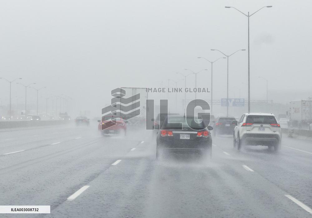 CANADA-TORONTO-HEAVY RAIN