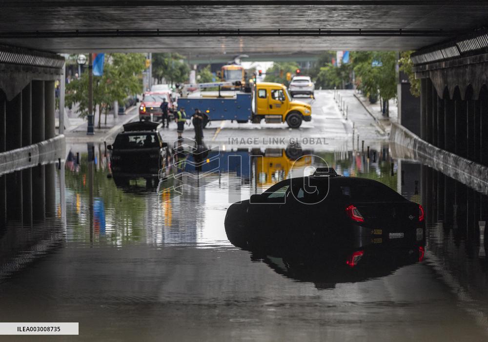 CANADA-TORONTO-HEAVY RAIN