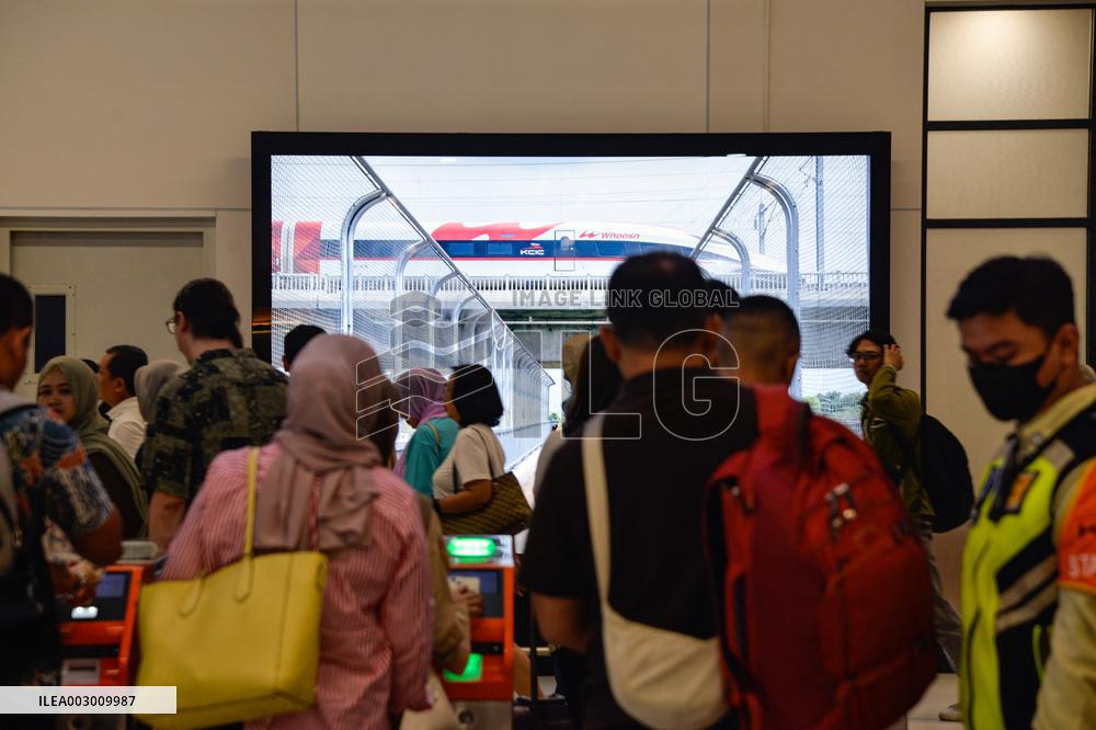 INDONESIA-JAKARTA-BANDUNG HIGH-SPEED RAILWAY-NINE MONTHS-OPERATION