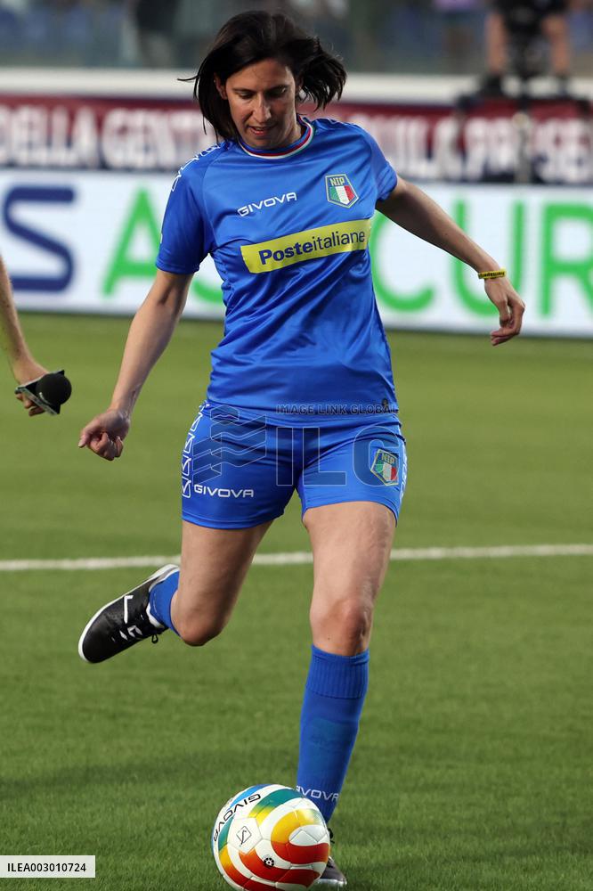 l’ Aquila: Partita del Cuore 2024 Nazionale Politici contro Nazionale Cantanti