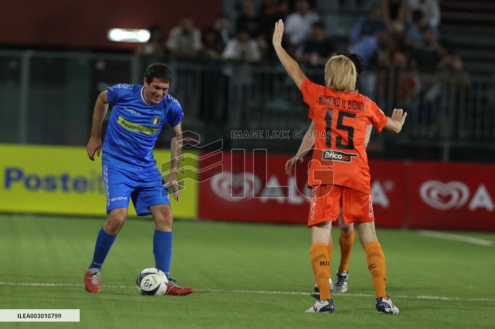 l’ Aquila: Partita del Cuore 2024 Nazionale Politici contro Nazionale Cantanti