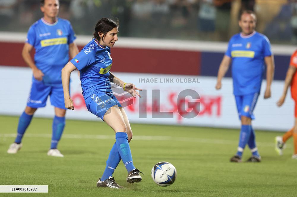 l’ Aquila: Partita del Cuore 2024 Nazionale Politici contro Nazionale Cantanti