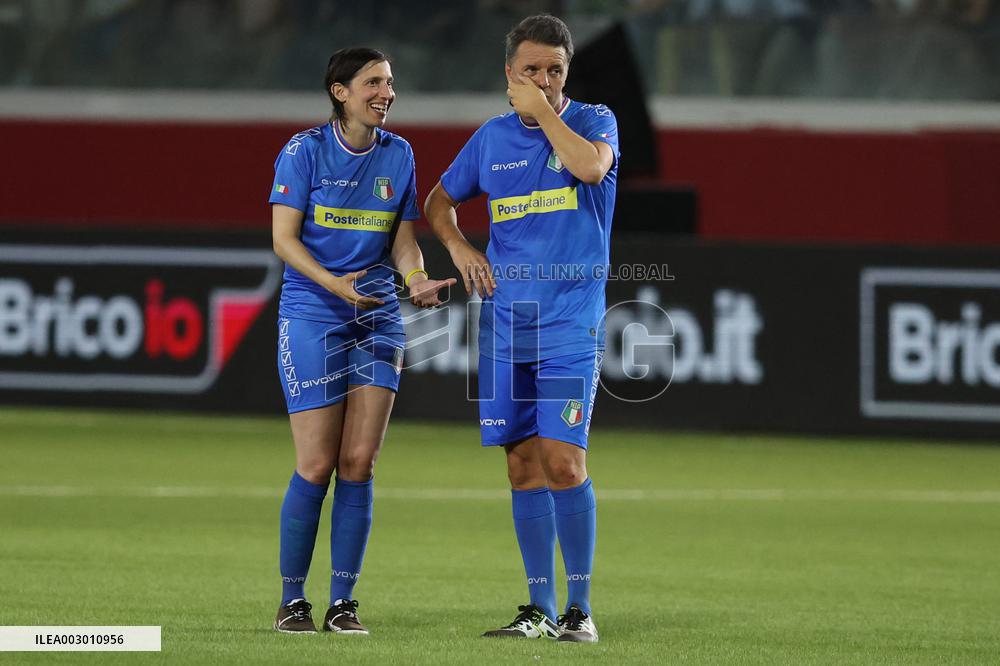 l’ Aquila: Partita del Cuore 2024 Nazionale Politici contro Nazionale Cantanti