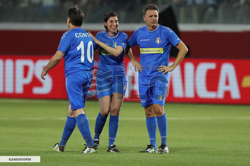 l’ Aquila: Partita del Cuore 2024 Nazionale Politici contro Nazionale Cantanti