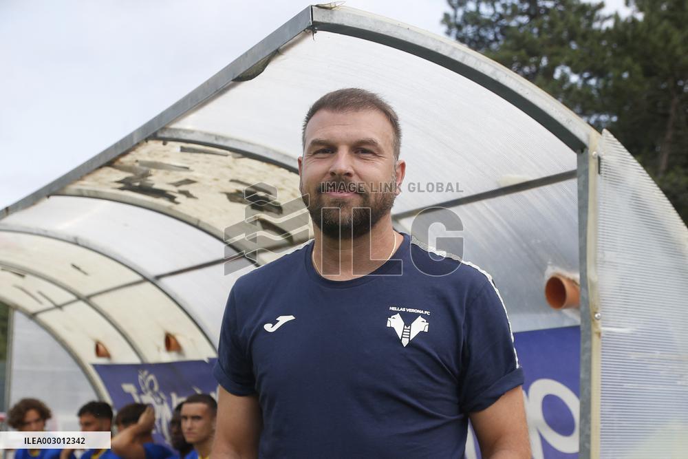 Friendly football match - Hellas Verona FC vs Top 22 dilettanti Verona