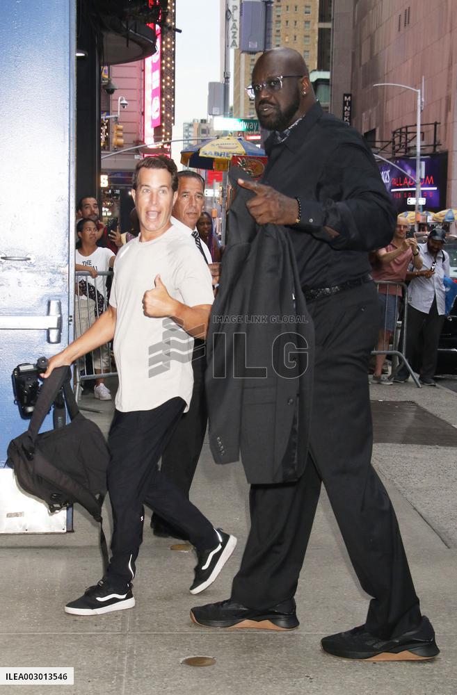 Shaquille O'Neal At GMA - NYC