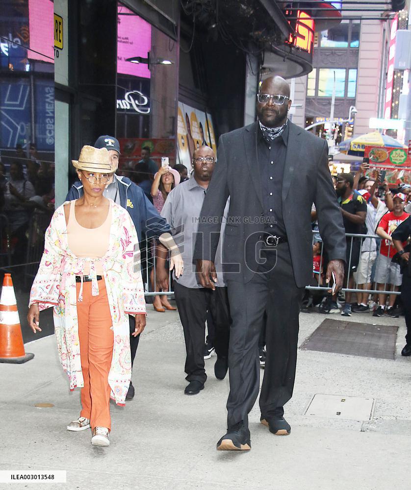 Shaquille O'Neal At GMA - NYC