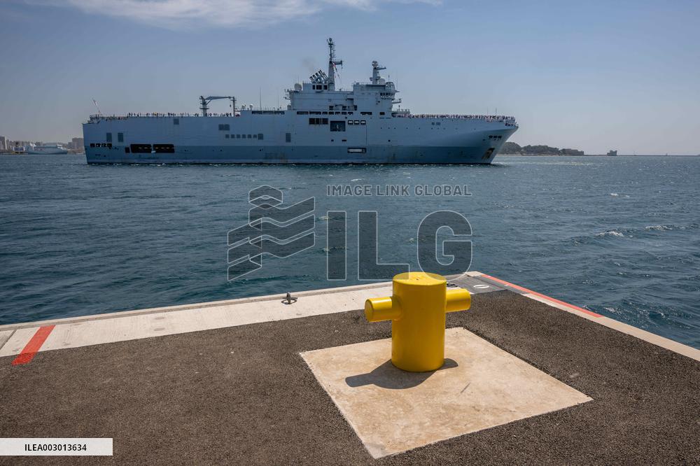 Amphibious Helicopter Carrier (PHA) Tonnerre Returns To Toulon
