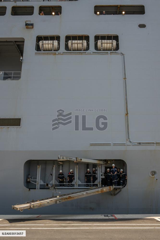 Amphibious Helicopter Carrier (PHA) Tonnerre Returns To Toulon