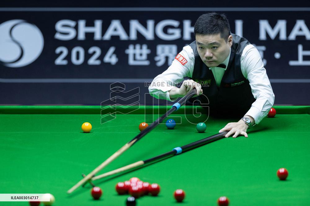 (SP)CHINA-SHANGHAI-SNOOKER-SHANGHAI MASTERS 2024 (CN)