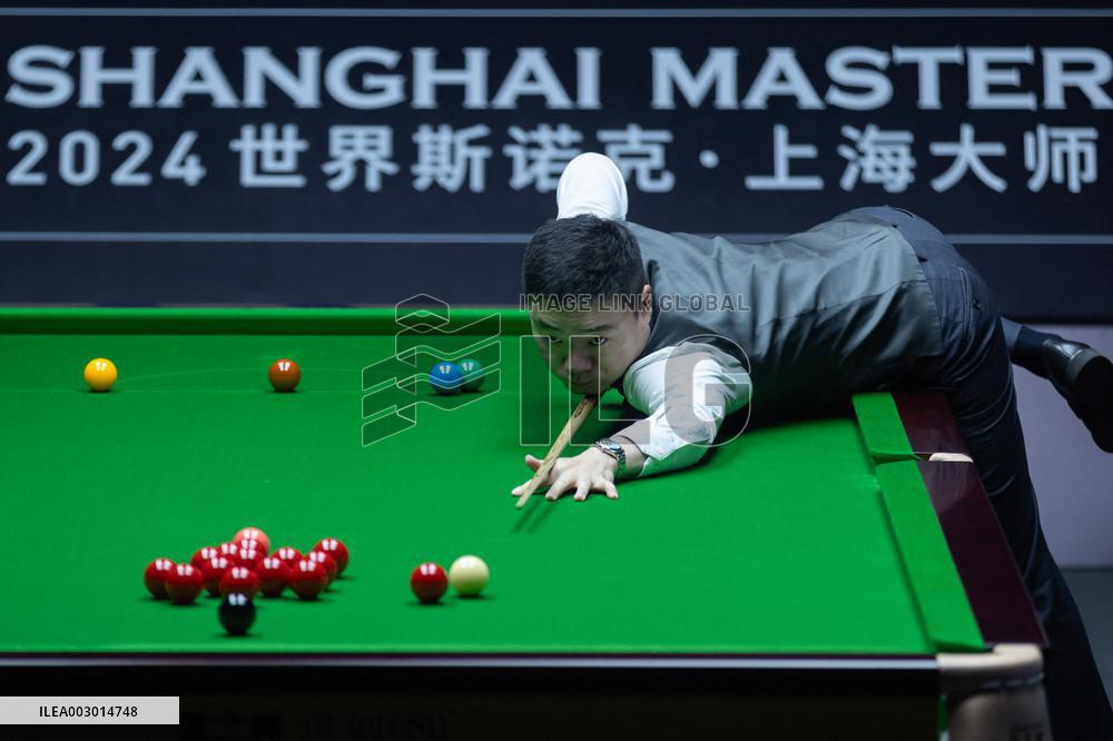 (SP)CHINA-SHANGHAI-SNOOKER-SHANGHAI MASTERS 2024 (CN)