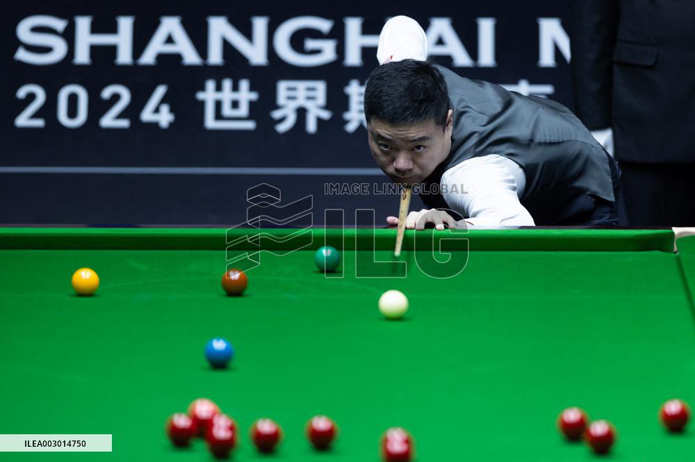 (SP)CHINA-SHANGHAI-SNOOKER-SHANGHAI MASTERS 2024 (CN)
