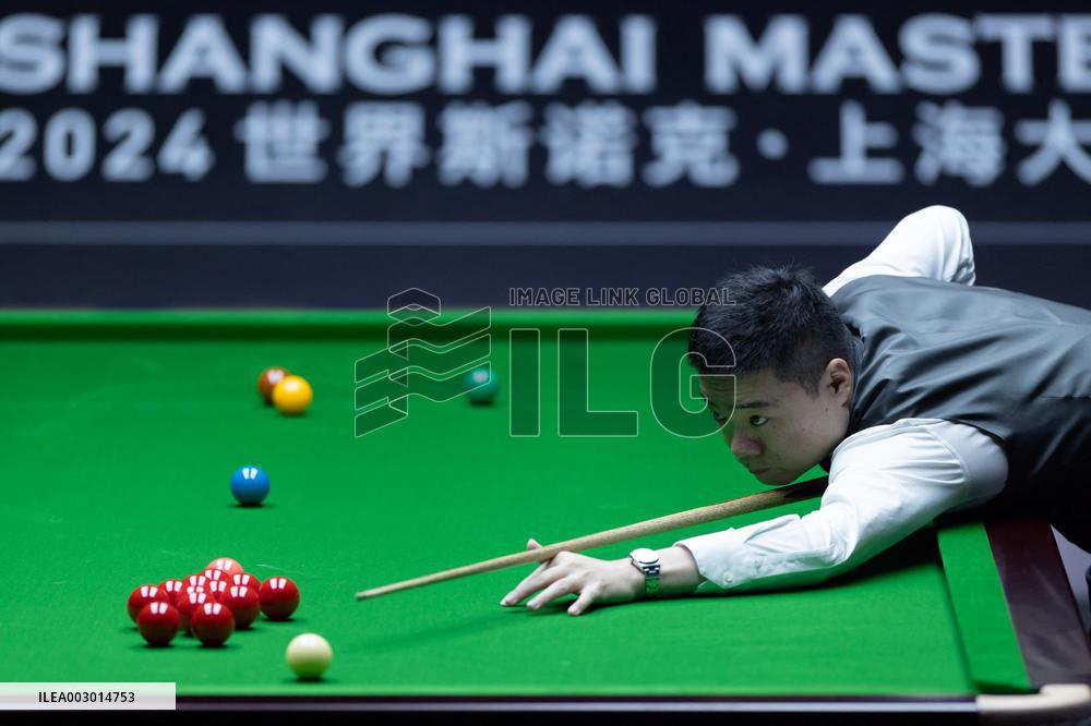 (SP)CHINA-SHANGHAI-SNOOKER-SHANGHAI MASTERS 2024 (CN)