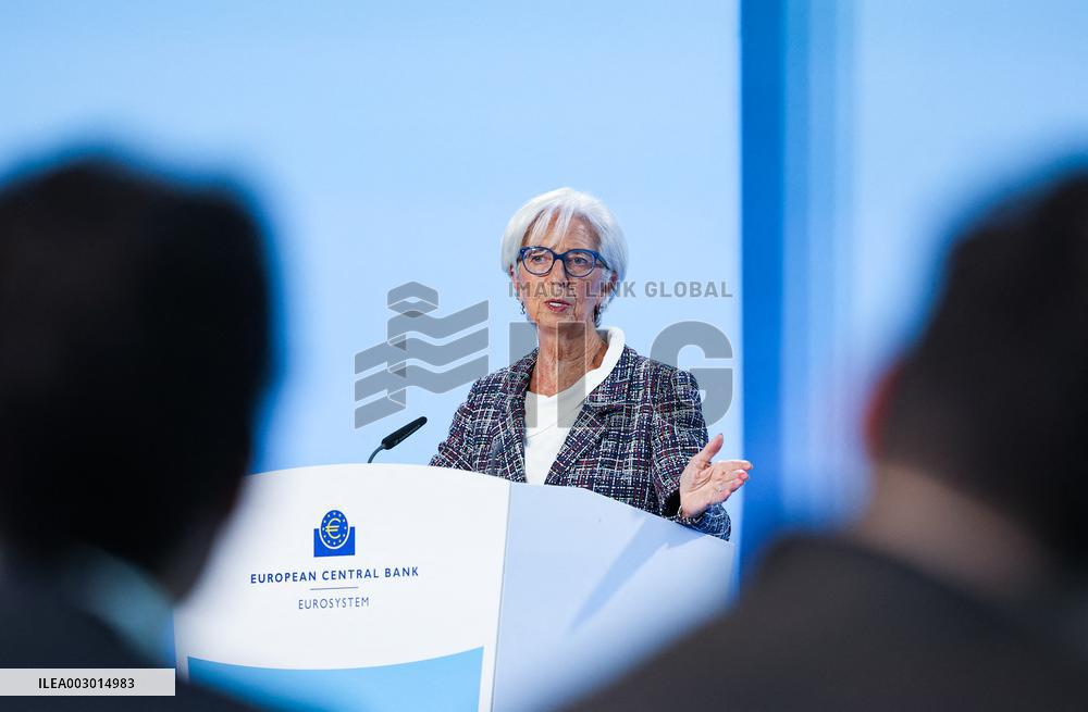 GERMANY-FRANKFURT-ECB-PRESS CONFERENCE