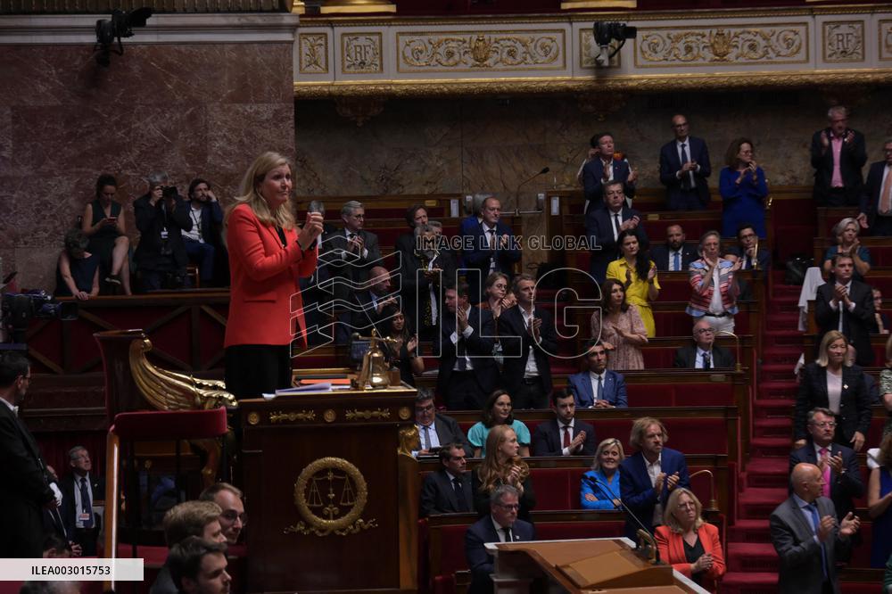 Relected French National Assembly Yael Braun Pivet  - Paris