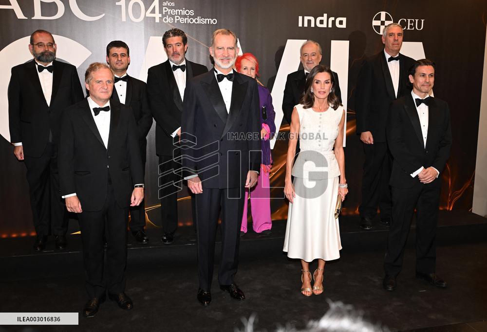 Royals Attend ABC Awards - Madrid