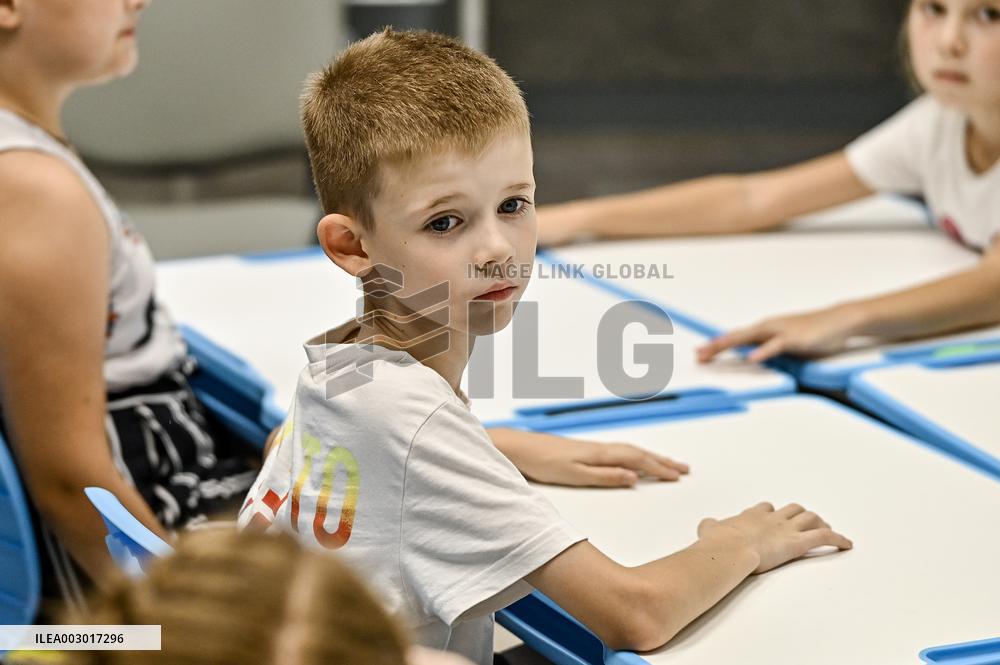 Educational centre for displaced children inaugurated in Zaporizhzhia