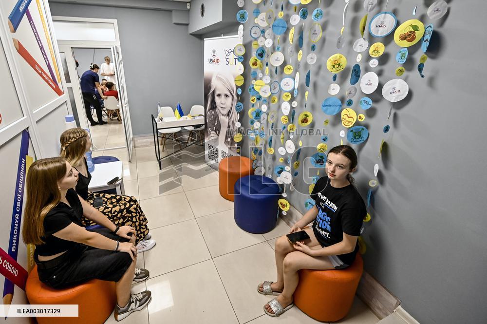Educational centre for displaced children inaugurated in Zaporizhzhia