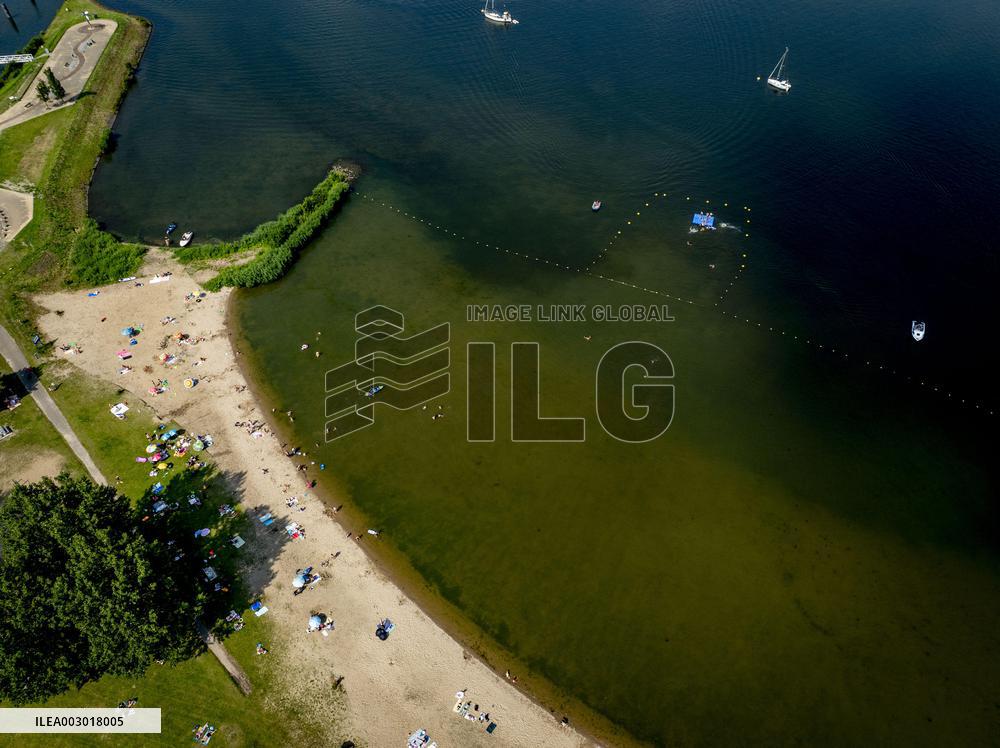 People Enjoying Warm Summer Weather - Netherlands