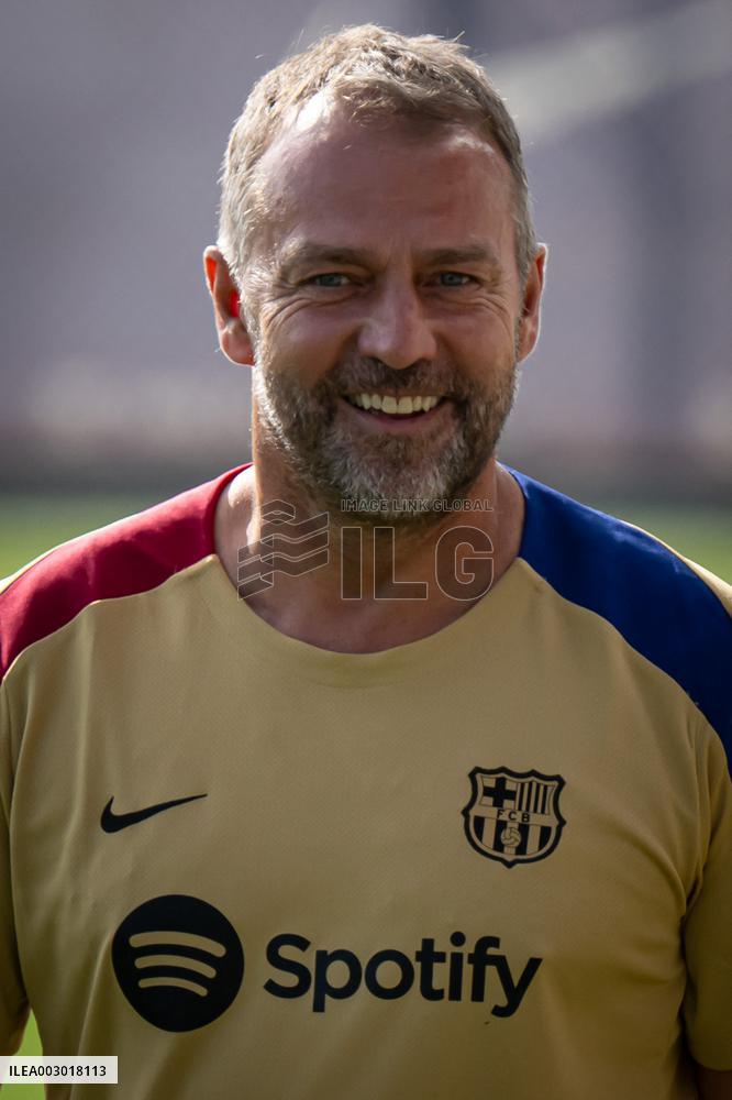 Spanish football La Liga match - FC BARCLEONA TRAINING SESSION