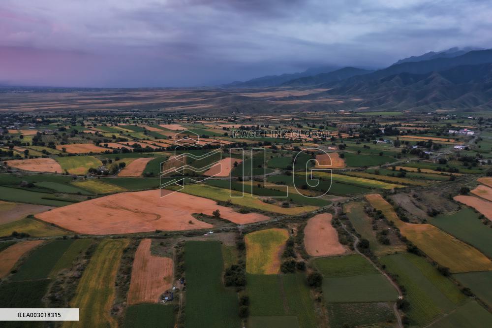 Colorful Terraced Fields in Xinjiang