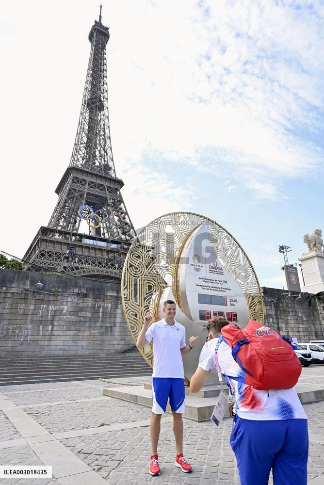 Paris 1 week before Olympics