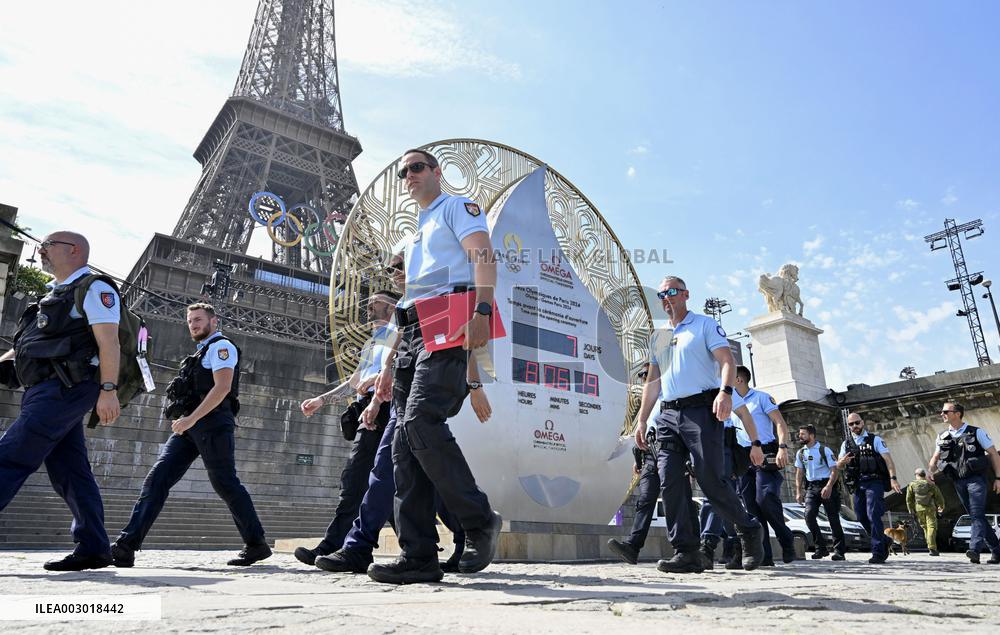 Paris 1 week before Olympics