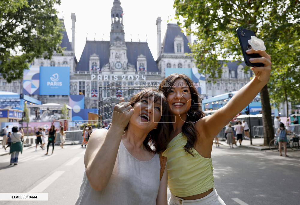 Paris 1 week before Olympics