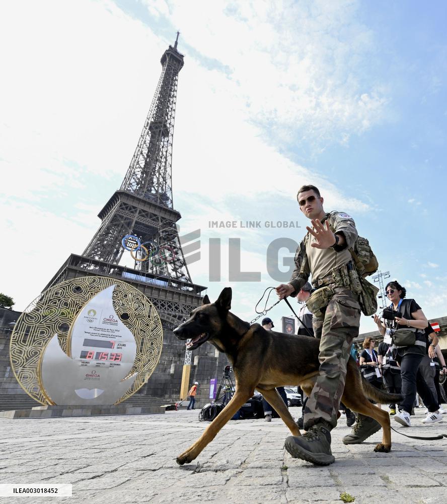 Paris 1 week before Olympics