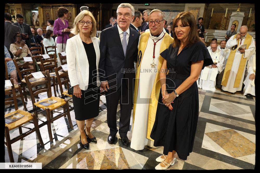 Olympic Truce Celebrated In The Eglise De La Madeleine Opening Mass - Paris