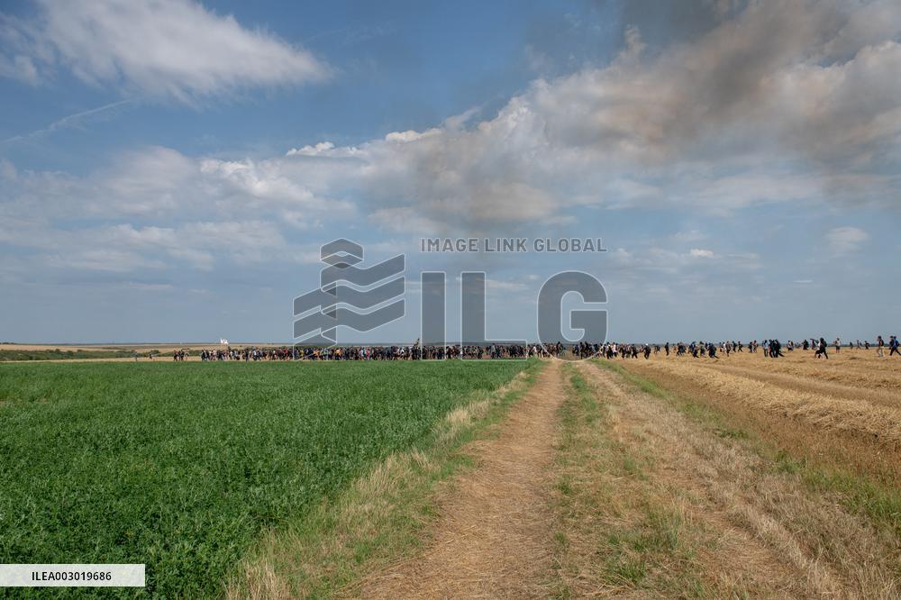 Rally against the construction of mega bassine - Migne Auxances