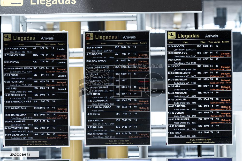 IT Outage Brings Airport Chaos - Madrid