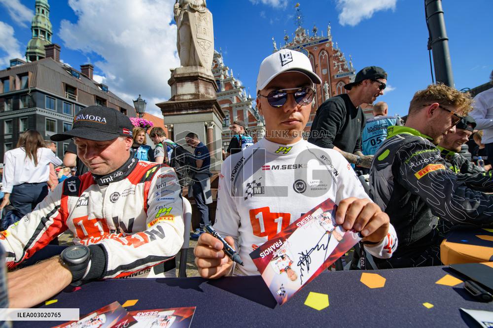 Rally race - Fia World Rally Championship  WRC Tet Rally Latvia 2024