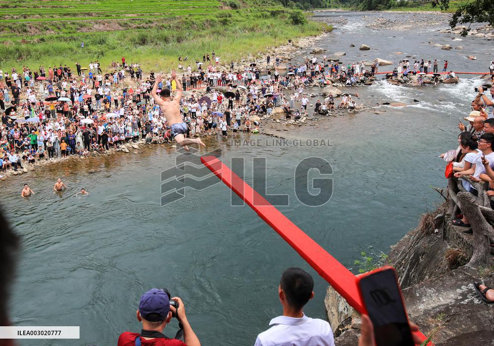 Annual Diving Festival in Congjiang