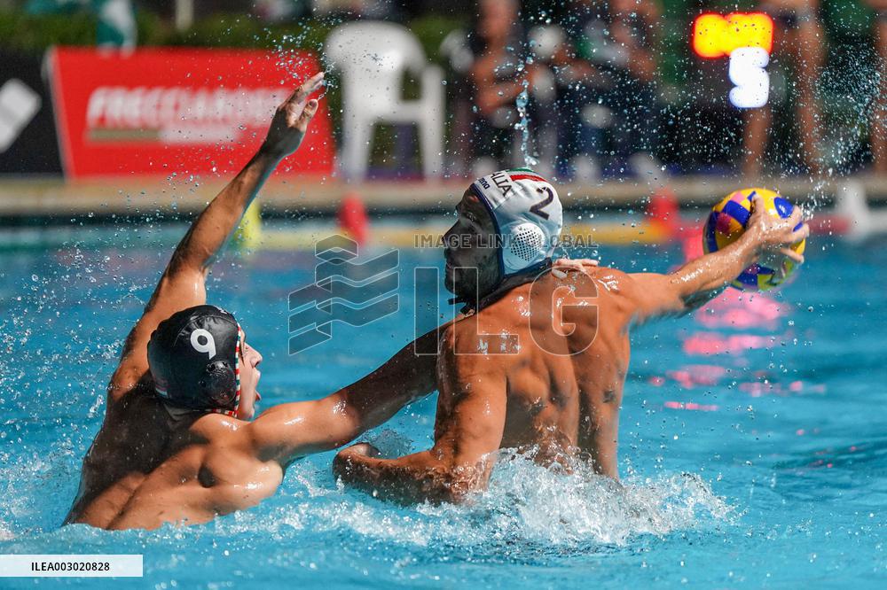International waterpolo match - Trofeo Siracusae - Italy vs Hungary
