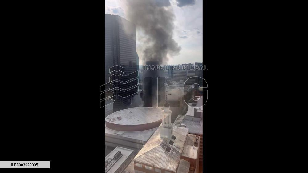 US: 2-Alarm Fire Breaks Out At First Baptist Church In Downtown Dallas 6