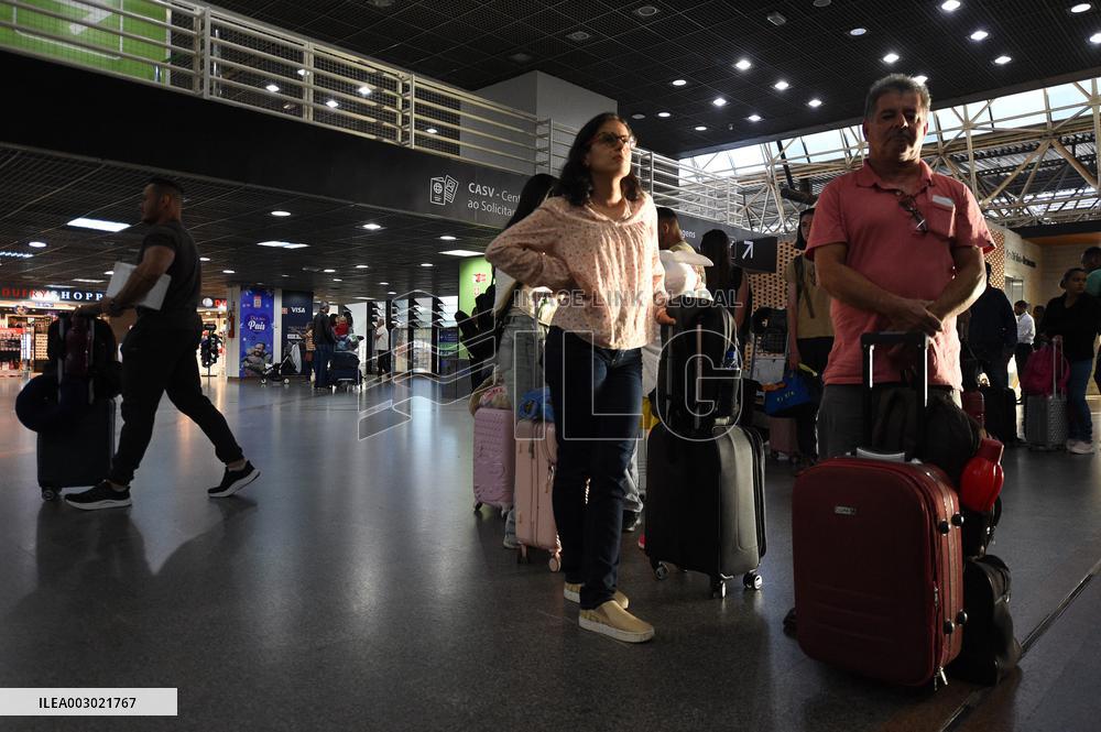 BRAZIL-BRASILIA-GLOBAL IT OUTAGE-FLIGHTS-DELAY