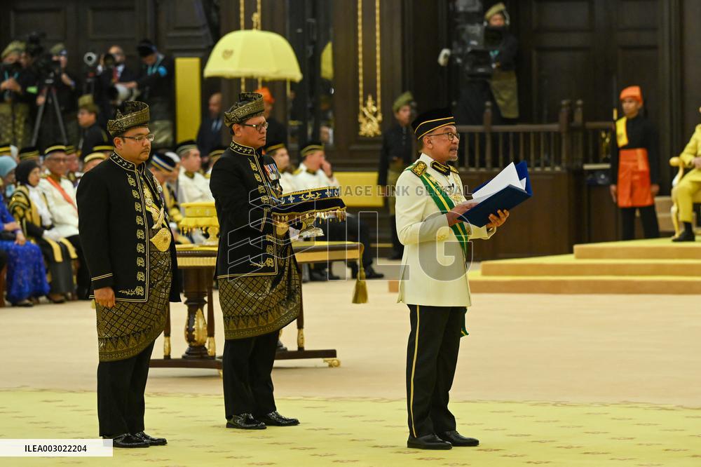 MALAYSIA-KUALA LUMPUR-NEW KING-FORMAL INSTALLATION