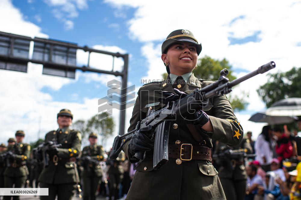 Colombia 214 Years of Independence Military Parade