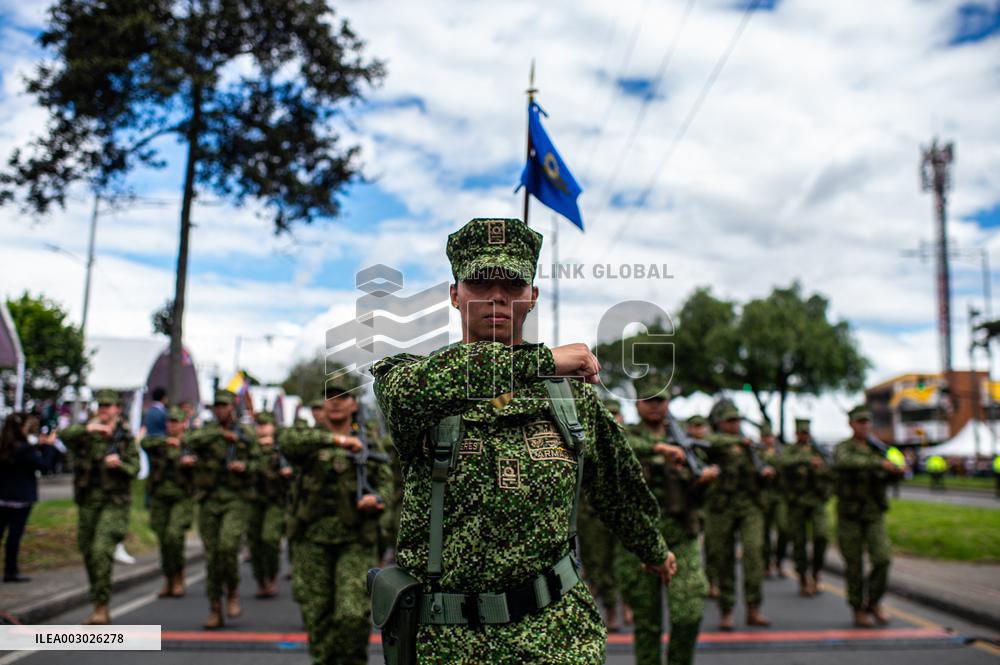 Colombia 214 Years of Independence Military Parade