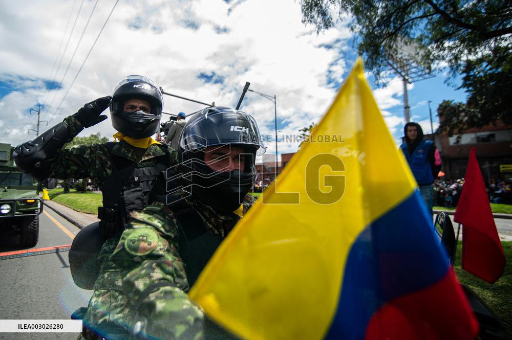 Colombia 214 Years of Independence Military Parade